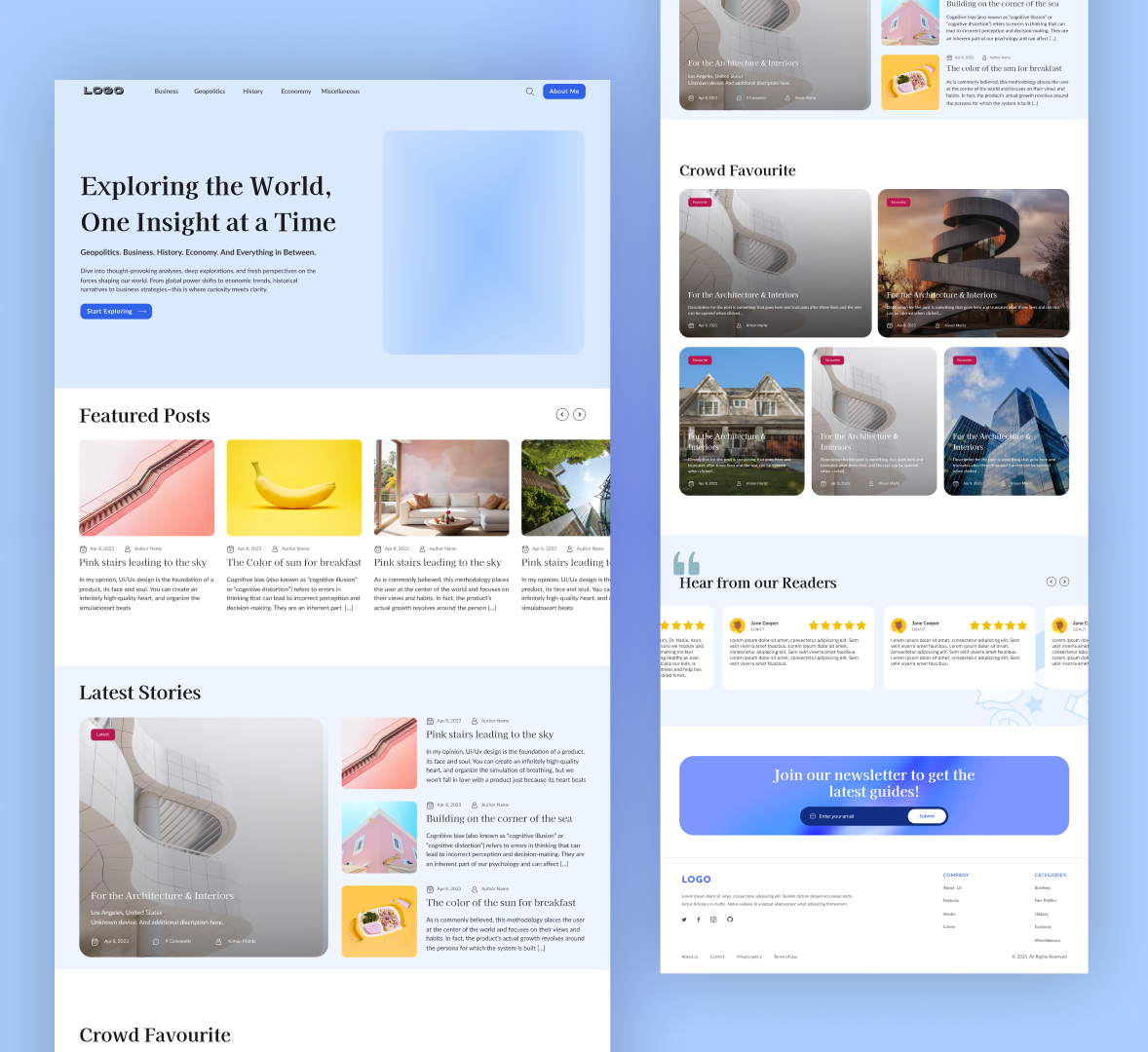 Value Logic - A Platform for Global Insights and Personal Perspectives